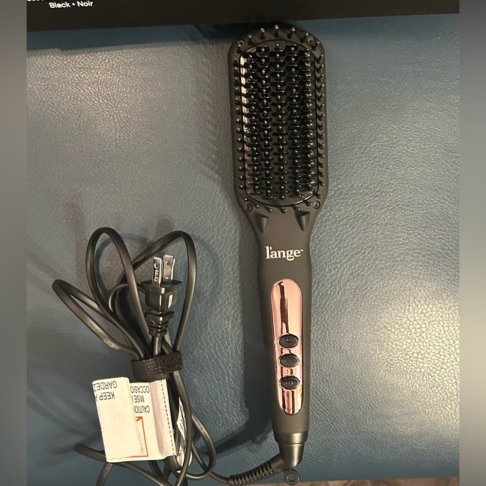 Lange Black Le Vite Hair Straightener Brush - Picture 6 of 7